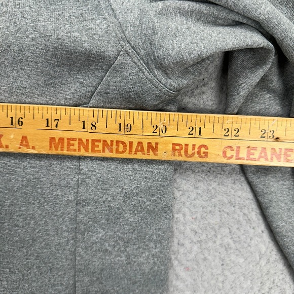 The North Face Mens Pullover Sweater Medium Gray Half Zip Fleece Line Sweatshirt - Picture 8 of 11